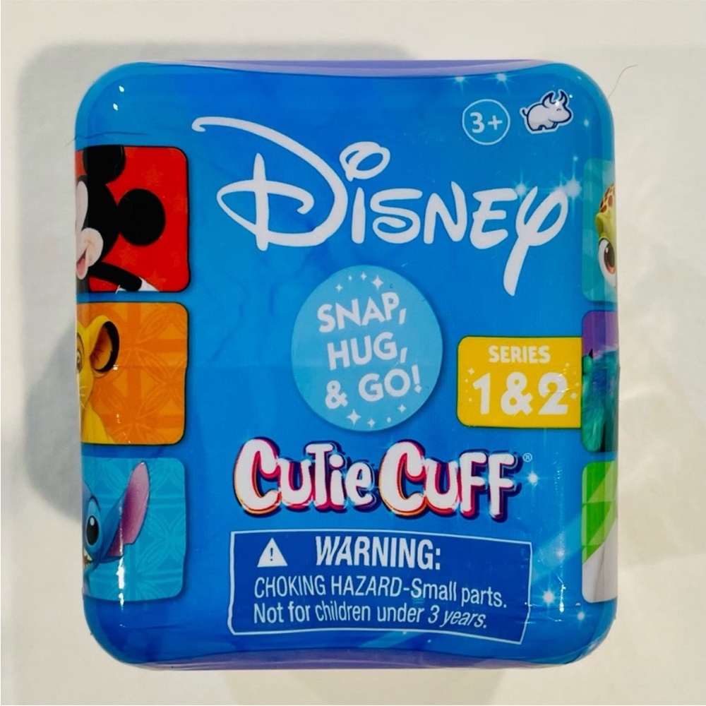 New Disney Cutie Cuffs Series 1 & 2 Plush Slap Bracelet Band Mystery Capsule